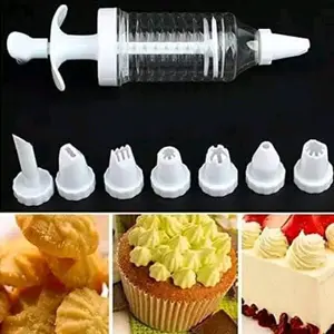 【GFY】 Cetakan Kue Alat Penghias Kue 8 IN 1 / Cake Decoration / Semprotan -COD