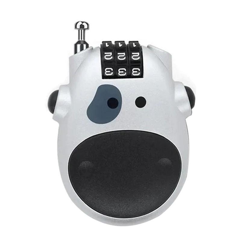 Product Introduction of Steel Wire Retractable Cable Lock for Motorcycle Helmets with Code Combination Security S3Y8 20