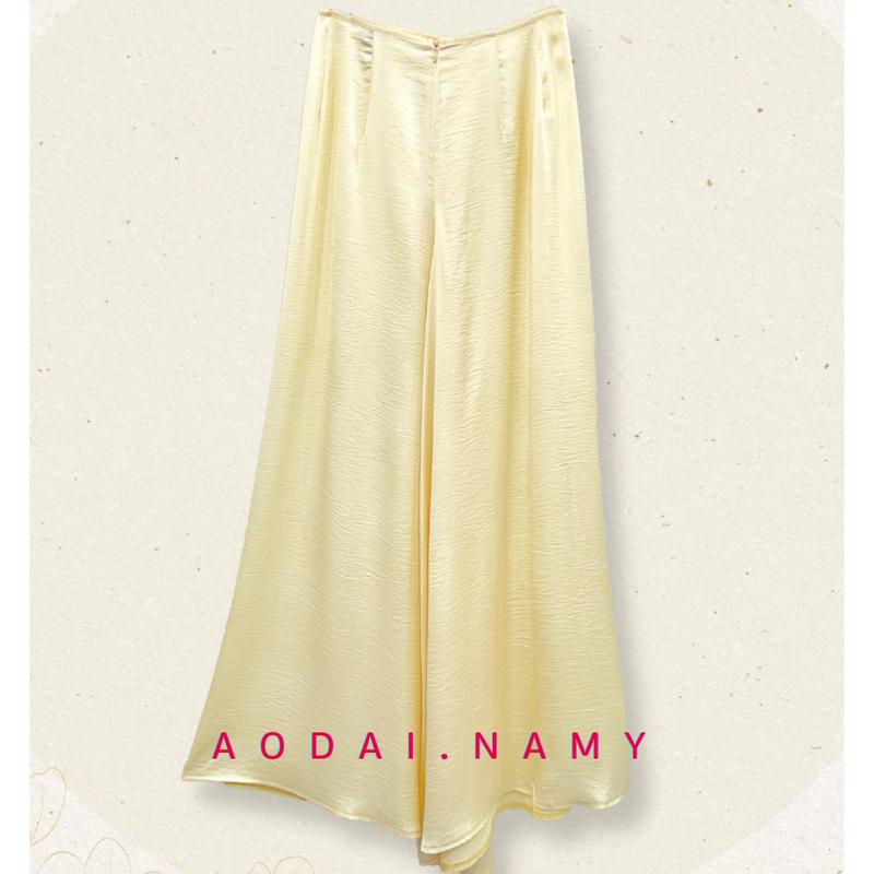 Quần Áo Dài Cách Tân May Sẵn NAMY Lụa Tây Thi Mềm Mịn Thoáng Mát Đủ Màu Size XS Đến 2XL AD1033 4