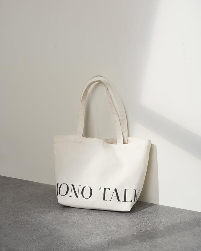 Canvas Tote Bag Mono Talk_P10003F