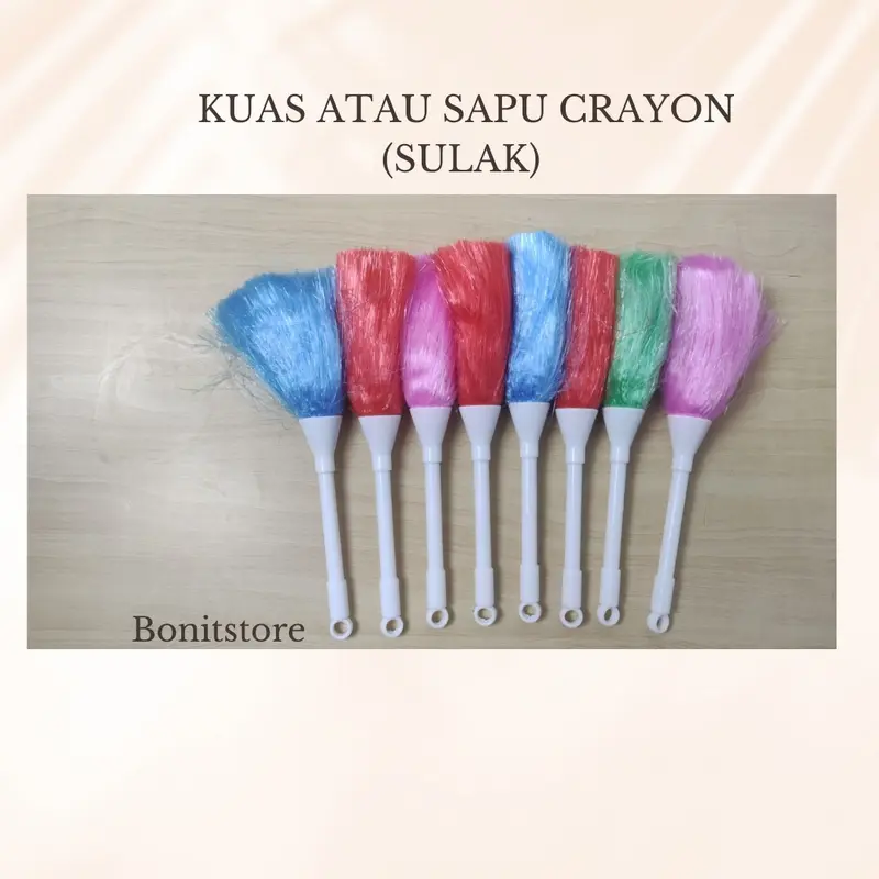 Sapu atau   kuas crayon  ( Sulak pembersih  remah crayon) 1