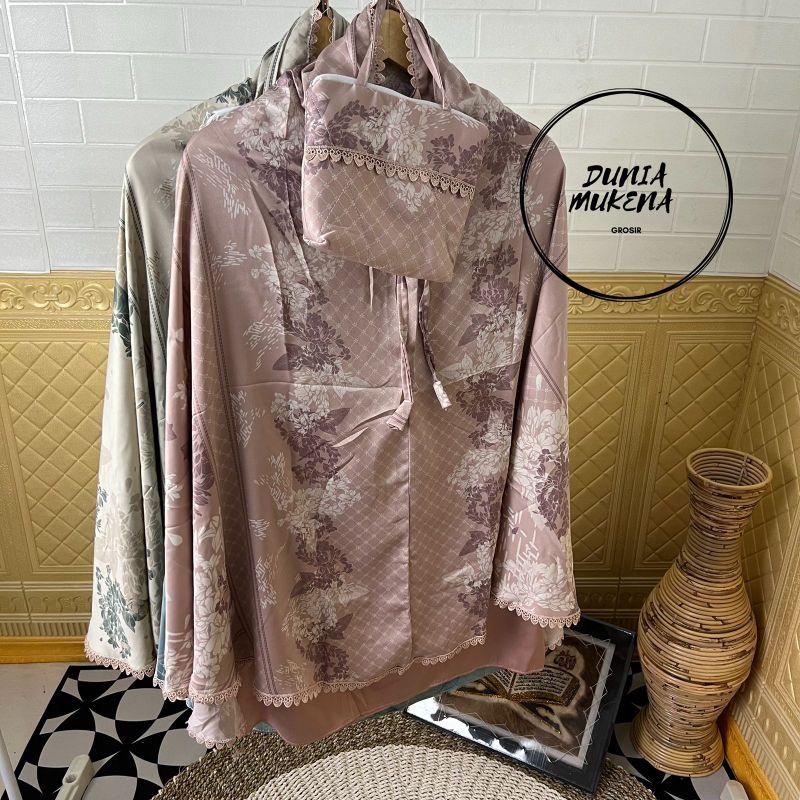 (MUKENA ANAK ANAK) TERBARU /// MUKENA ANAK-ANAK /// MUKENA ARMANI SILK RENDA PREMIUM Nyaman Lembut Panjang Atasan Simple Muslim 7