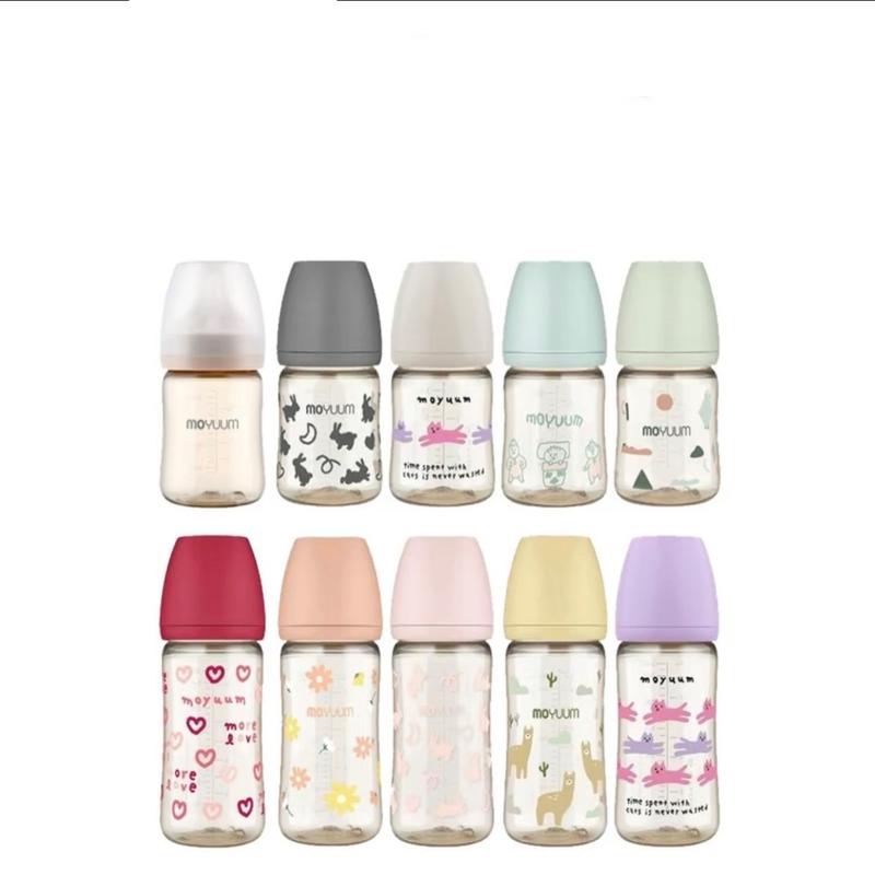 Tặng Khăn Sữa Bình Sữa Moyum PPSU 170ml 270ml Các Hoạ Tiết Cho Bé bình sữa moyuum