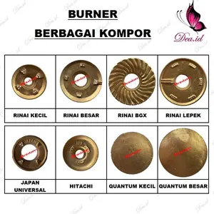 Burner Kompor Gas Semua Merk - Rinnai, Quantum, Turbo, Japan, Hitachi | Api Biru Hemat Gas