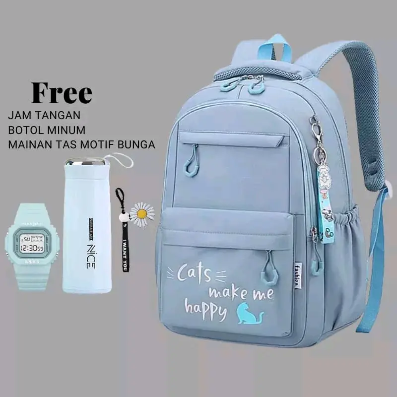 tas ransel cat mebackpack waibo tas import ransel sekolah anak sd smp