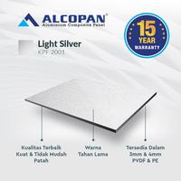 Gambar Acp Alcopan 4mm PV - Light Silver 1220 x 2440mm dari Acp Alcopan Kota Administrasi Jakarta Barat 1 Tokopedia