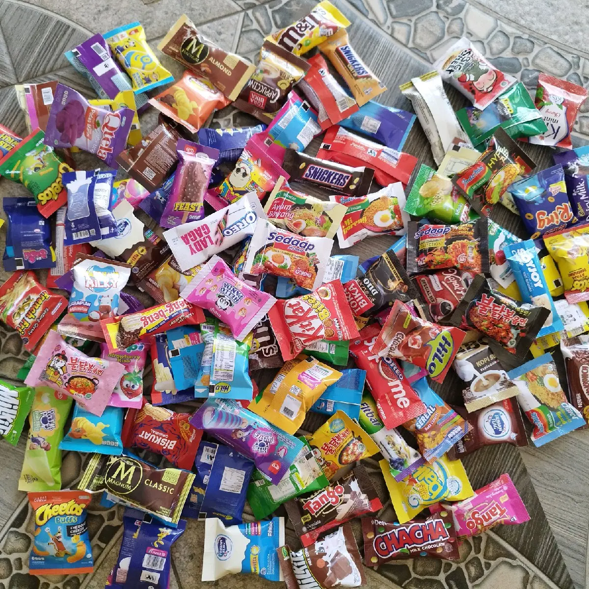 Magnet Tempelan Kulkas Miniatur Snack