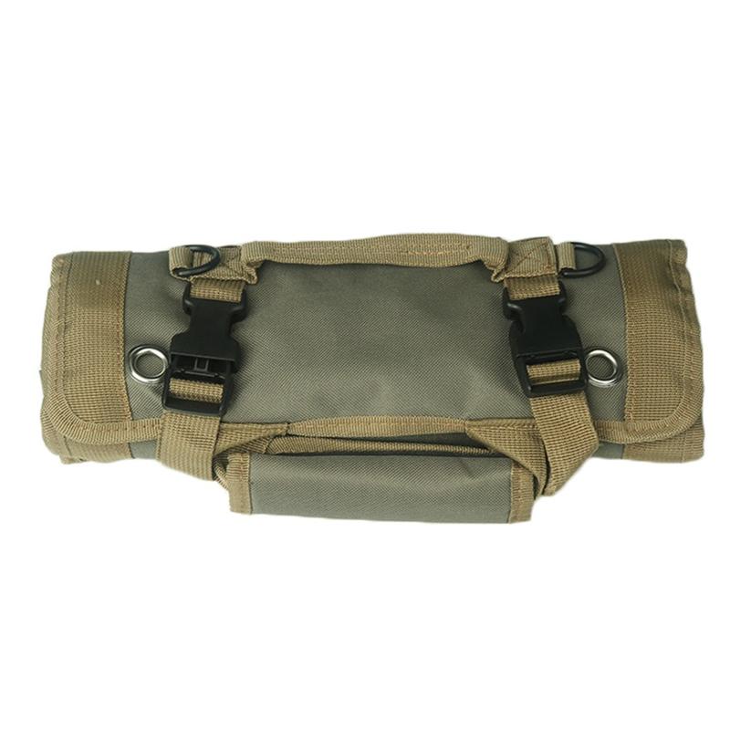 Storage Tool Bag Roll Up with 4 Large PocketsOrganizer Waterproof Oxford Cloth 2