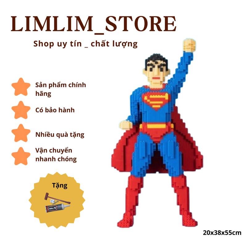 Trò chơi lắp ghép siêu anh hùng Xinz 6670 cao 50cm ( Kèm búa keo ) Tháo Lắp Bộ Lắp Ráp Đồ Chơi Toy Lắp Ráp