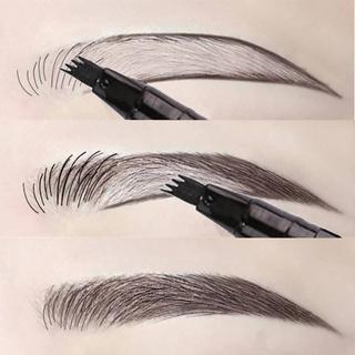 Bút kẻ lông mày phẩy sợi 4D SUAKE bút chì kẻ mày vẽ sợi tự nhiên PK509 Cosmetic Mỹ Phẩm 4