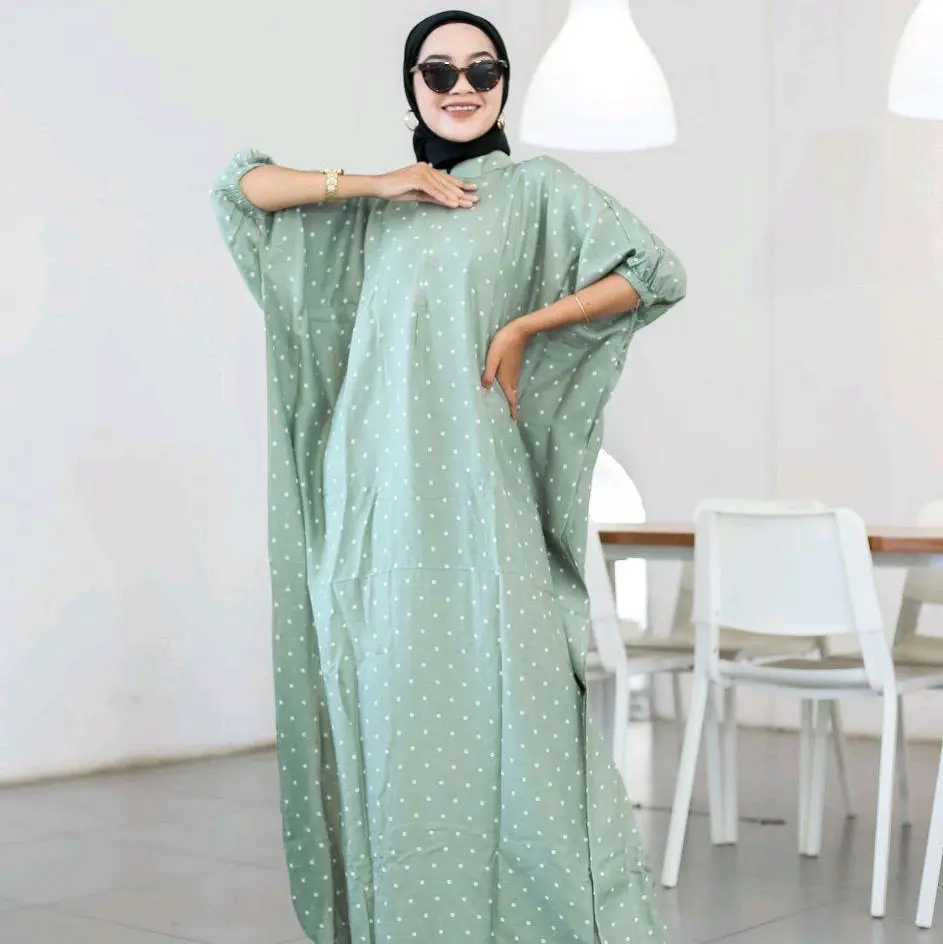 Kaftan Polka Rayon Viscos Kaftan Premium Terbaru 2025