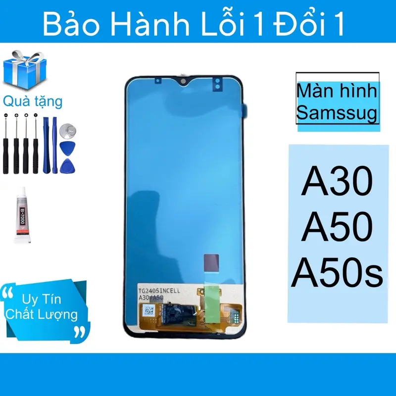 Màn hình dành cho Samsung A30 / A50 / A50S ( kèm keo tua vít) 0