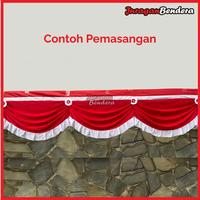 Gambar Backdrop Maramis | Background Risplang Merah Putih Panjang Dekorasi Kemerdekaan HUT RI - 5GELOMBANG dari Juraganbendera Kota Surabaya 4 Tokopedia