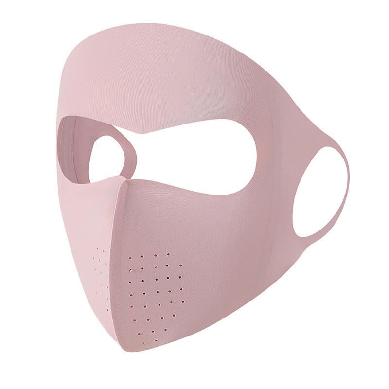 2025 new face kini full face sunscreen mask women's summer UV protection ice silk light breathable sunscreen mask 8