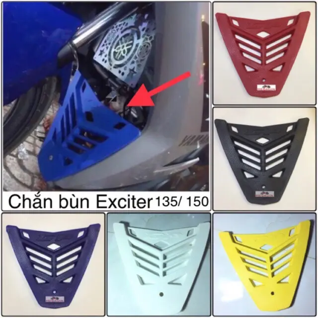 Tam giác chắn bùn Exciter 150 / Exciter 135 bảo vệ động cơ máy Phụ Kiện Phụ Tùng