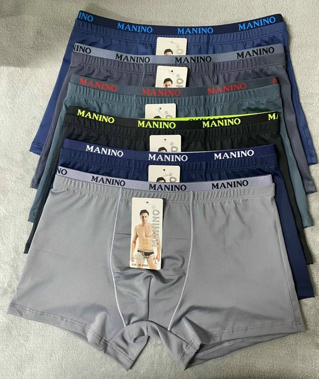 Sét 3 chiếc Quần sịp đùi nam, quần Boxer nam Thun lạnh, thương hiệu MANINO - Hàng Việt nam chất lượng cao