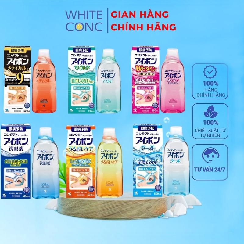 Nước rửa mắt Eyebon W Vitamin Kobayashi Nhật Bản 500ml