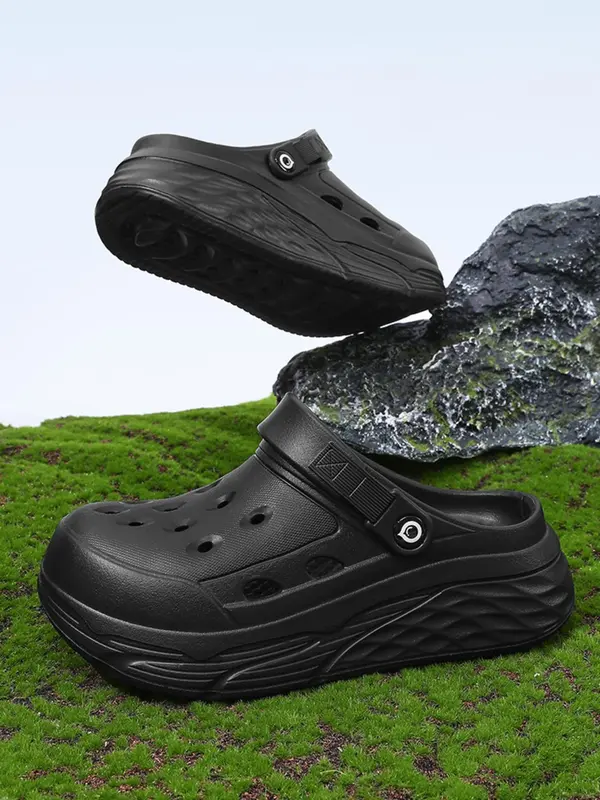 Women's Casual Comfortable Hole Shoes, Indoor and Outdoor Anti-slip Slippers for Relaxation, Lightweight Breathable Shoes for Daily Wear, Girl 3