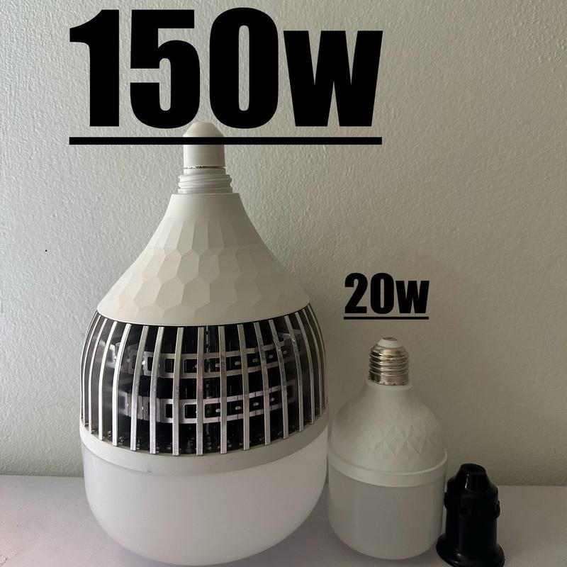 Bóng đèn LED búp 150W – Kèm 1 bóng 20W và 1 đui đèn