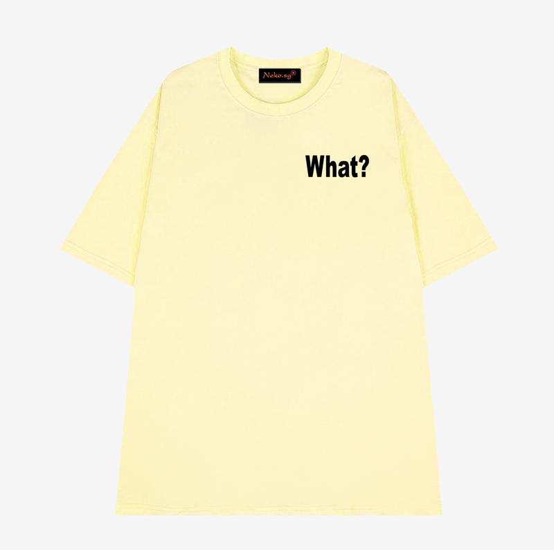 Áo thun nam nữ cổ tròn tay lỡ form rộng Neko.sg HT91 - Cotton 35%, 60% Polyester, 5% Spandex - Top, Women Menswear 7