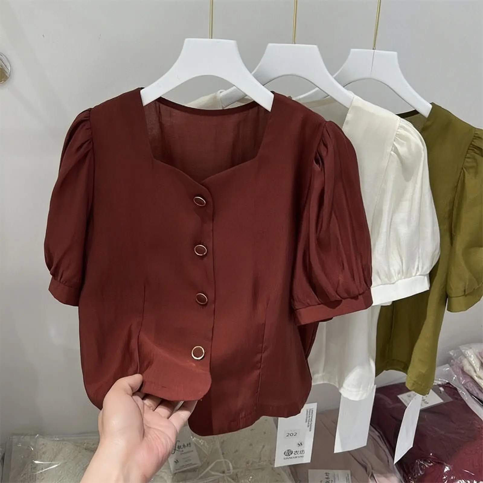 Áo Kiêu Nữ Tay Lỡ Chất Đũi Tơ Thoáng Mát 4 Màu Sang Trọng SP23
