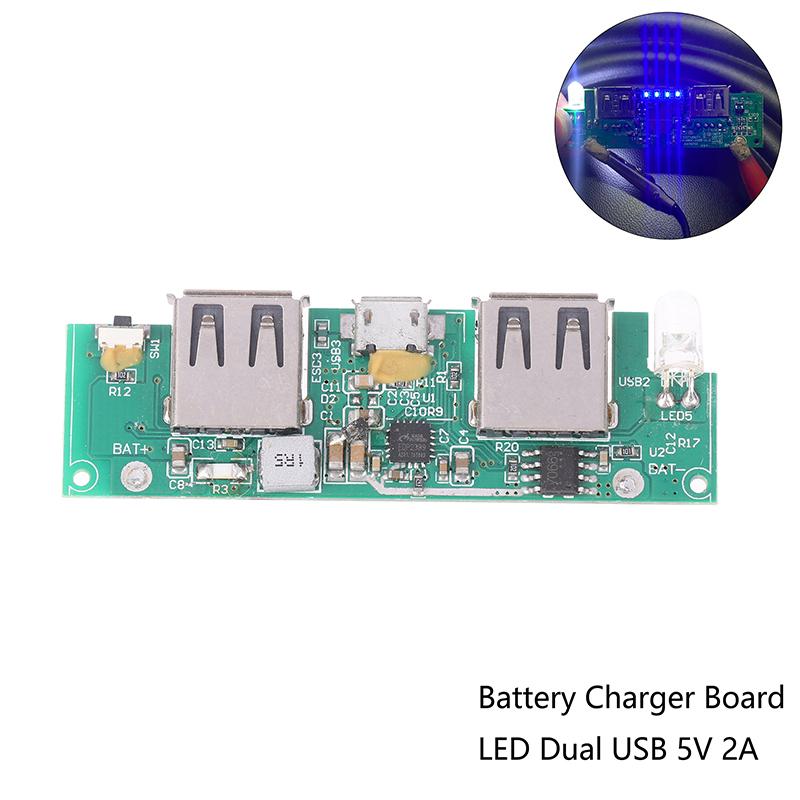 Product Introduction of Dual USB 5V Mobile Power Motherboard EDP2339 Main Control Phone Power Bank Circuit Board With LED Light DIY Accessories 11