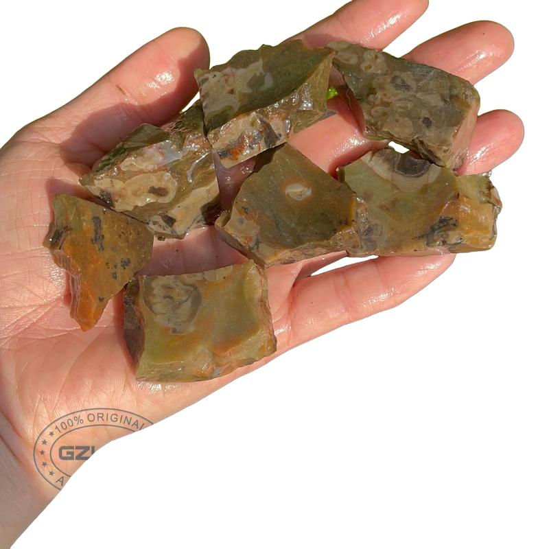 Rhyolite Stone Raw Stone - Rainforest Jasper Crystal - Rhyolite ...