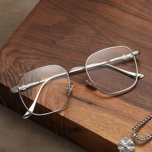 Large Frame Fashion Metal Frame High Definition Anti-fatigue Presbyopia Reading Glasses for The Elderly Graded Glasses for Farsighted