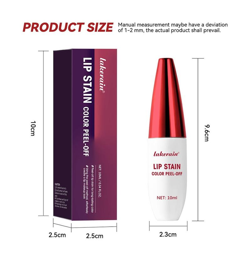 Product Introduction of Peel Off Rose Pink Lip Gloss Matte Outline Contour Tattoo wonderskin Lip Stain Waterproof Transfer Resistant Tear Off Natural Lip Tint Lipstick Makeup Cosmetic Glossy Smooth 14