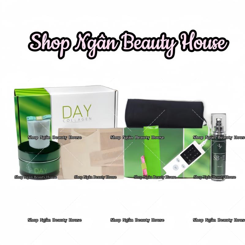 Combo 2 Bộ - Bộ Đai Ủ Nóng và Bộ Kem Dưỡng Da Collagen Day - Hổ Trợ Mờ Thâm Rạn Cho Mẹ Sau Sinh, Thai Sản accessories maternity