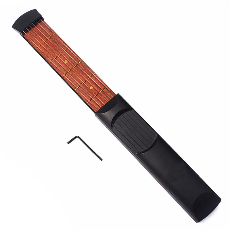 saledow Portable 6 Fret Pocket Guitar Beginner Strings Chord - TikTok ...