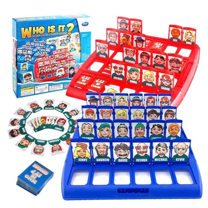 Who Is It Game Family Game Educational Toy Develops Focus, Strategy and Sorting Skills