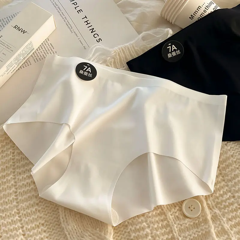Đồ Lót Không Đường May, Aun, 7A Lụa Dâu Tằm, Kháng Khuẩn Đáy Cắt, Không Kẹp Hông, Thích Hợp Cho Thể Thao, Yoga Và Thể Dục, Quần Sịp Chuyên Dụng, Với Số Lượng Người Thu Thập 11.771 Triệu 8