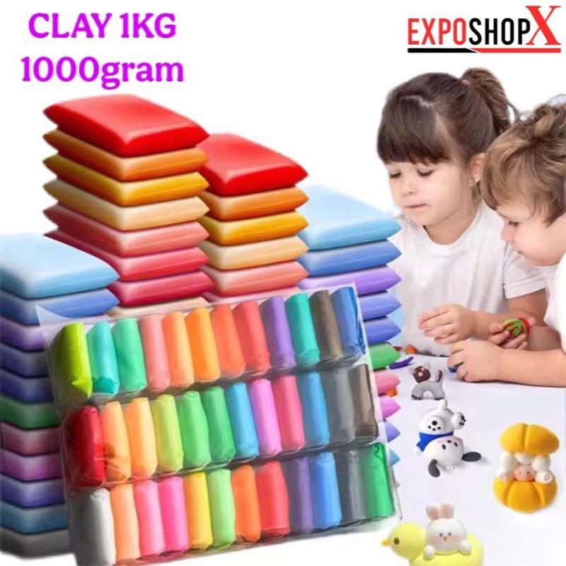 PAKET ISI 10 PACK / CLAY 1KG 1080gram / CLAY TERMURAH SUPER HEMAT ...
