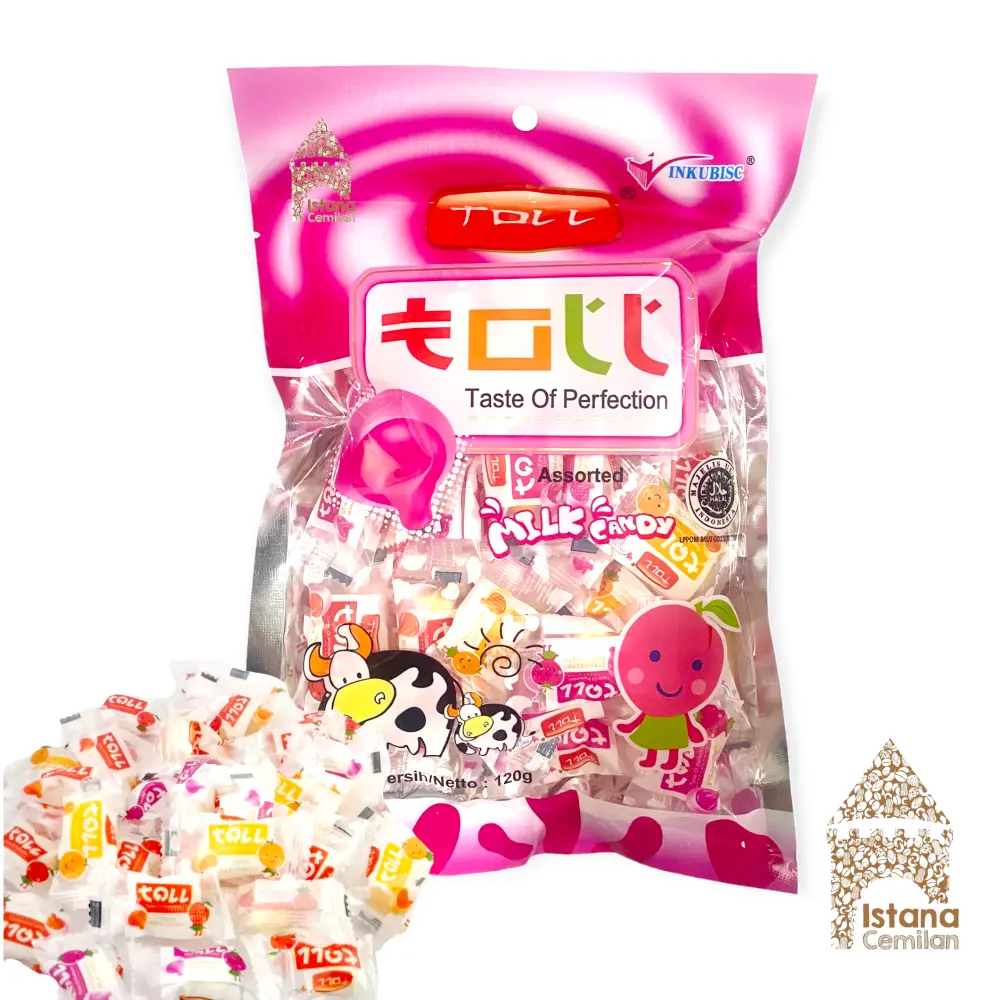 Permen TOLL Assorted Milk Candy Permen Susu 120 Gram