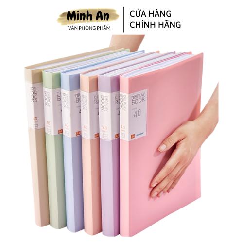  File lá A4 nhiều ngăn File đựng giấy tờ Tệp đựng tài liệu 30 lá 60 lá 80 lá chất liệu PP cao cấp 