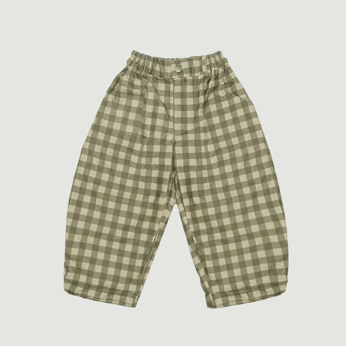 Gambar SABINE AND HEEM - TODDY Barrel Gingham Pants - Celana Panjang Anak - L (5-6 YO) dari sabineandheemofficial Kota Tangerang Selatan 4 Tokopedia