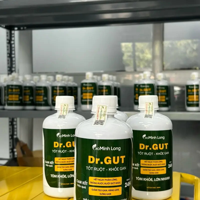 (MUA 5 tặng 2) DR.GUT- HẾT PHÂN TRẮNG, PHÂN LỎNG, PHÂN NÁT, TRỐNG RUỘT, RUỘT ĐỨT KHÚC CHO TÔM- HIỆU QUẢ SAU 2 NGÀY 3