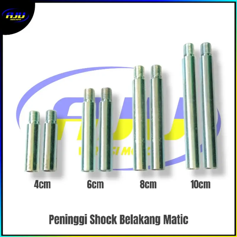 Peninggi Shock Skok Depan Sambungan Shok Motor Matic Metik Bebek Tinggi 4cm 6cm 8cm 10cm Crom 0