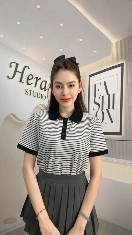 Product Introduction of [ GIÁ LẺ SIZE]  Áo thun sọc chất mềm mịn thoáng mát 3