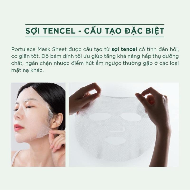[CHÍNH HÃNG] Mặt Nạ Caryophy Portulaca Mask Sheet 3in1:  mặt nạ ngừa mụn,giảm thâm và dưỡng ẩm hoàn hảo 2