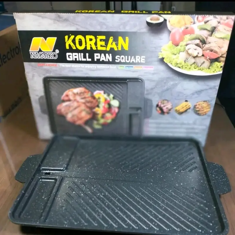 Grill Pan Korea (Nagako) / SSA Korean Grill / Pan Square Nagako / Panggangan Anti Lengket 0