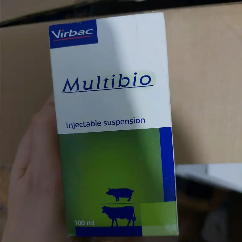 Virbac MULTIBIO Hỗn dịch tiêm dùng cho gia súc, gia cầm (chai 100ml) 0