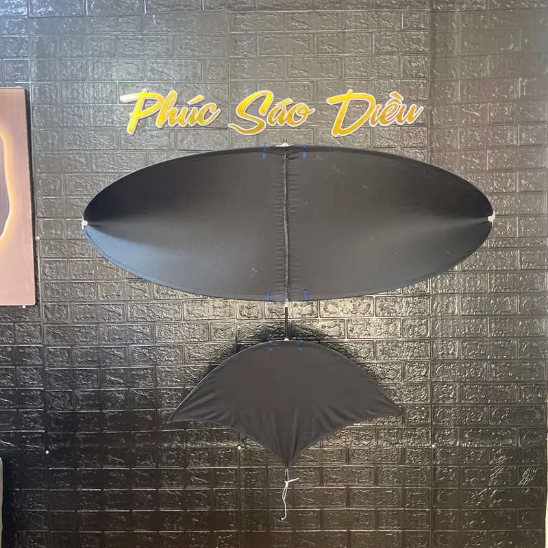 Diều lắp ghép 1 màu 2m khung carbon 4