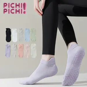 [PICHI PICHI !] JANE - Kaos Kaki Pilates Pendek  Polos Yoga Anti Slip Poundfit  Katun Menyerap Keringat Katun Cotton Indoor Sports Rumah Gym Fitness