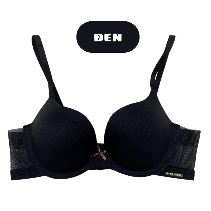 S26 Combo 2 Áo lót không đúc không gọng đúc su phối bản lưng lưới mềm mại co giãn vừa Nữ Women  Tua Rua Bra áo  lót mieng  dan chỉ giặt tay 【 xám xanh lá cây 】 4