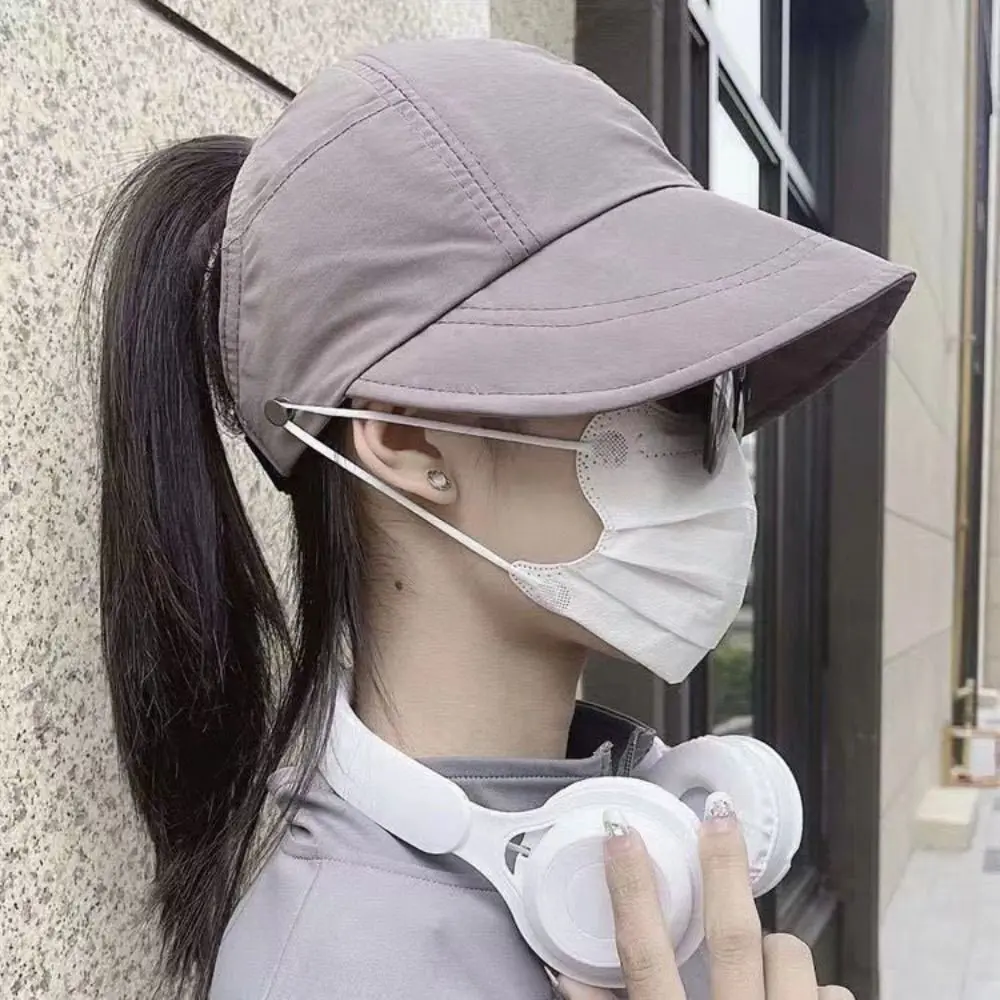 Mũ Chống Nắng, Nhanh Khô, Có Thể Gập Lại, Rộng Vành, Mũ Ngư Dân, Mũ Đi Biển, Mũ Đuôi Ngựa Mũ Che Mặt