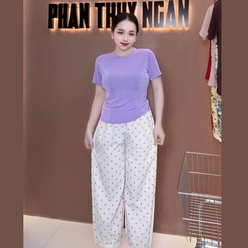 [40-60KG] SET PHỐI 9T ÁO THUN XƯỚC/NHŨ QUẦN CHẤT ĐŨI XƯỚC MỀM ĐẸP LAI REN cho nữ,vải mềm mịn 4