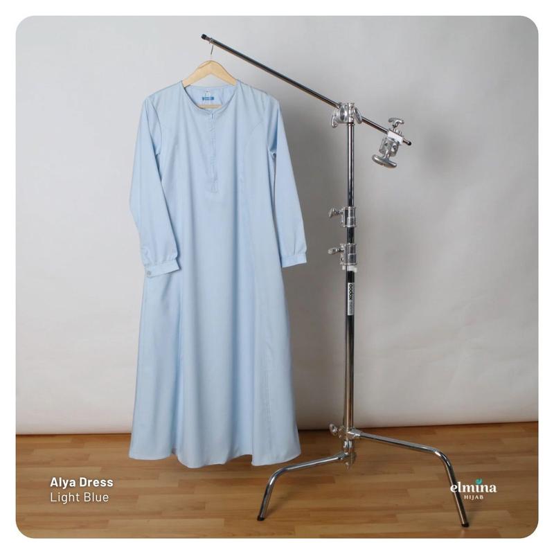 Product Introduction of Gamis polos Gamis toyobo Gamis busui Alya Series by elmina Muslim 10