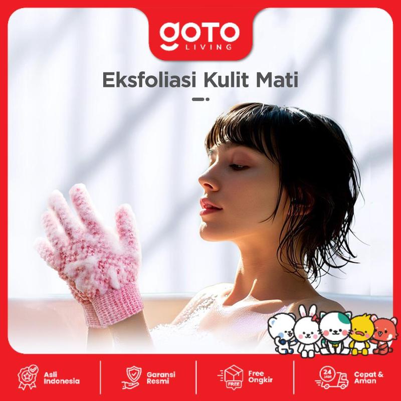 Goto [COD] Truvic Bath Glove Sarung Tangan Mandi Penggosok Badan Penghilang Daki 5